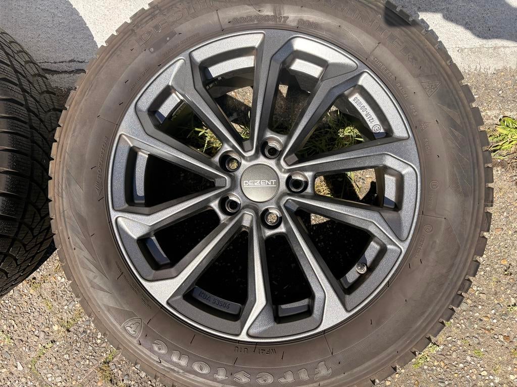 4x Velgen + Winterbanden + TPMS – Hyundai Tucson – 17”, Auto-onderdelen, Banden en Velgen, Ophalen, 17 inch, Winterbanden, Band(en)