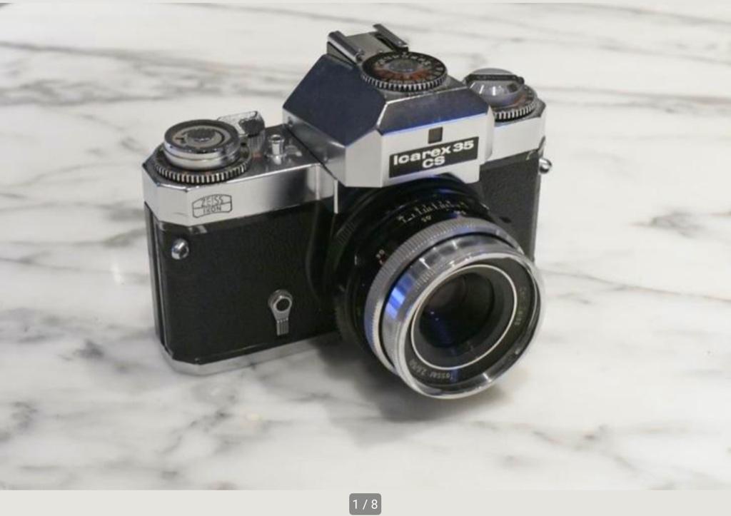 Zeiss Icarex 35CS avec Tessar 50 mm/f 2.8, Enlèvement ou Envoi, 1960 à 1980, Appareils photo