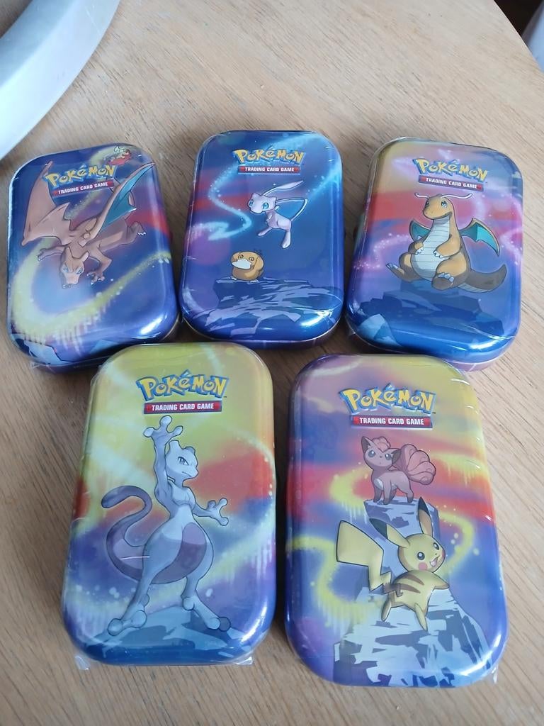 Kanto Power full art set mini tins, Ophalen of Verzenden