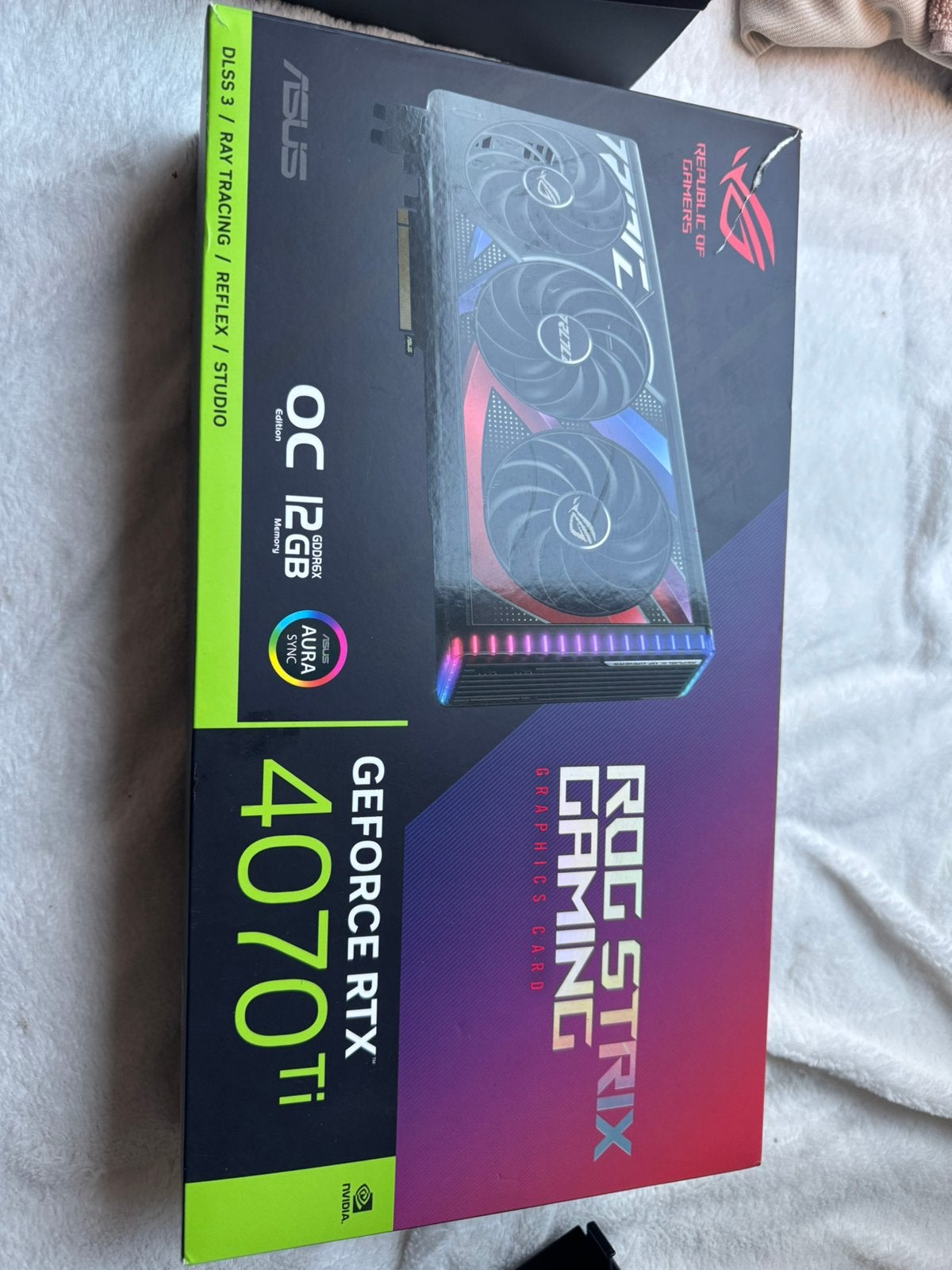 ROG STRIX GAMING  RTX 4070Ti, Enlèvement, Comme neuf, Nvidia