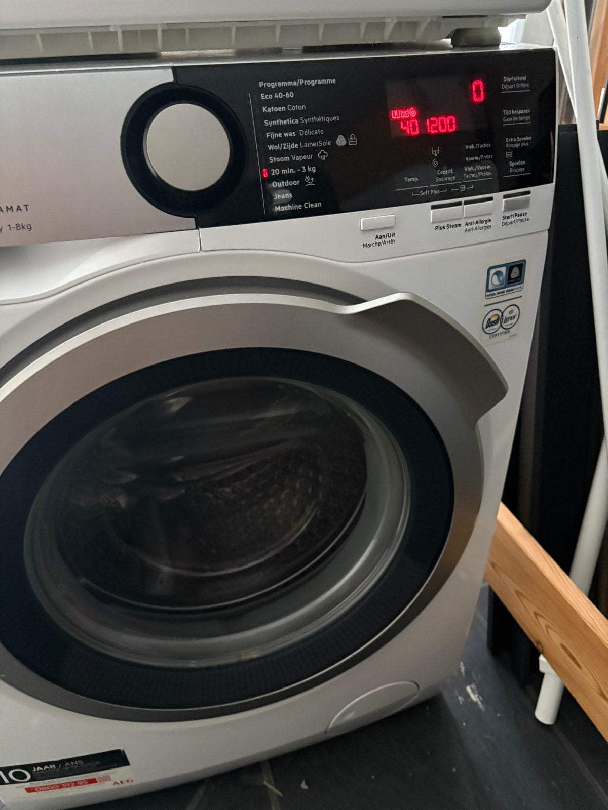 Lave linge AEG, Electroménager, Lave-linge, Utilisé, 6 à 8 kg, 1200 à 1600 tours, Classe énergétique A ou plus économe, Programme court