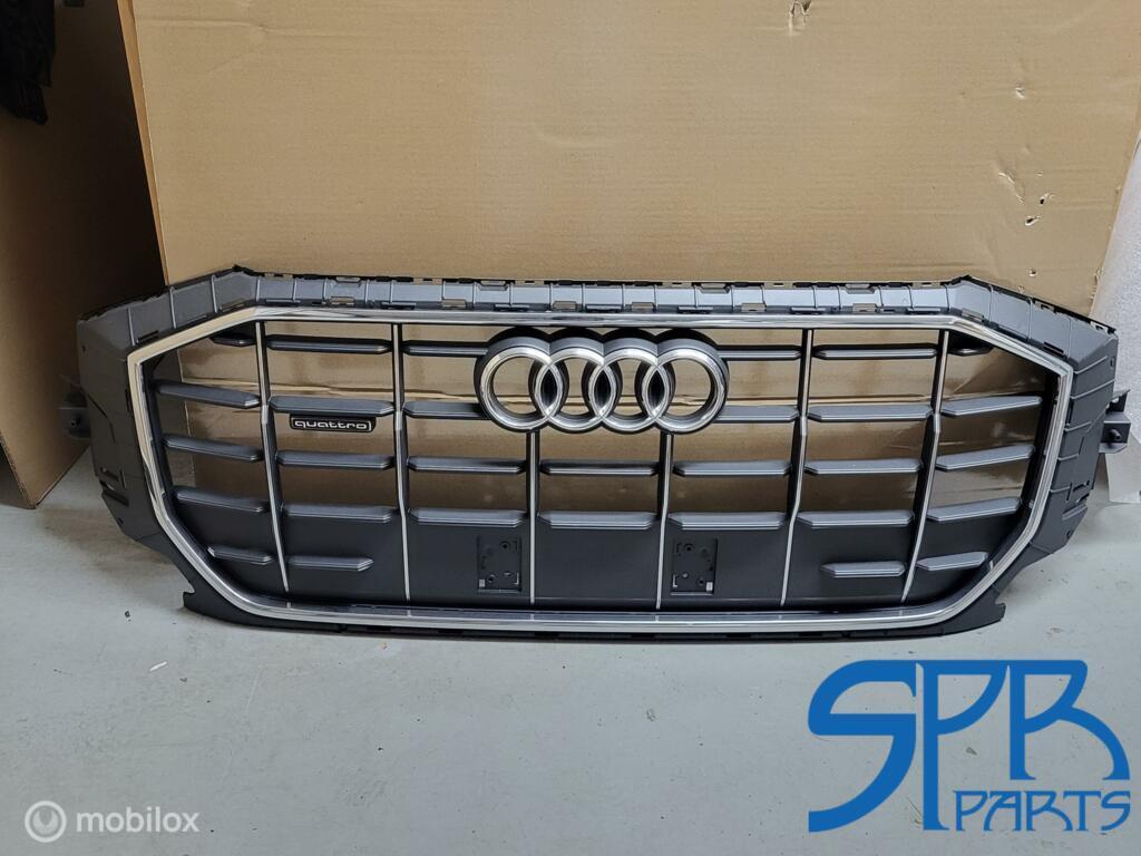 Q8 4M8 GRILL Grille 4M8853651AL MX3 NIEUW ORIGINEEL GRIJS, Neuf, Audi, Enlèvement ou Envoi, Audi