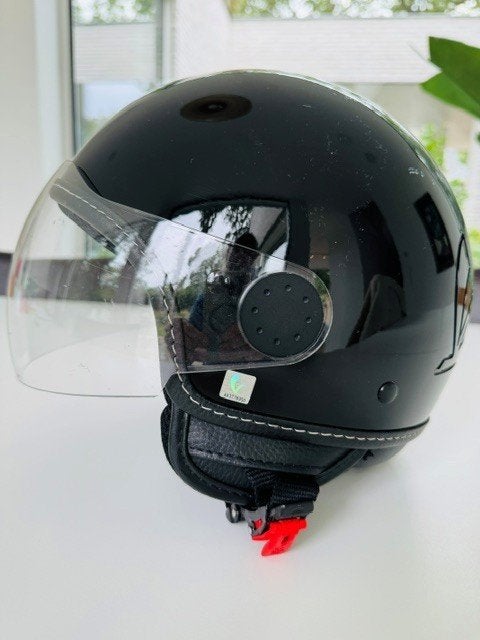 Vespa helm - maat M, Fietsen en Brommers, Ophalen, Gebruikt, Medium, Vespa