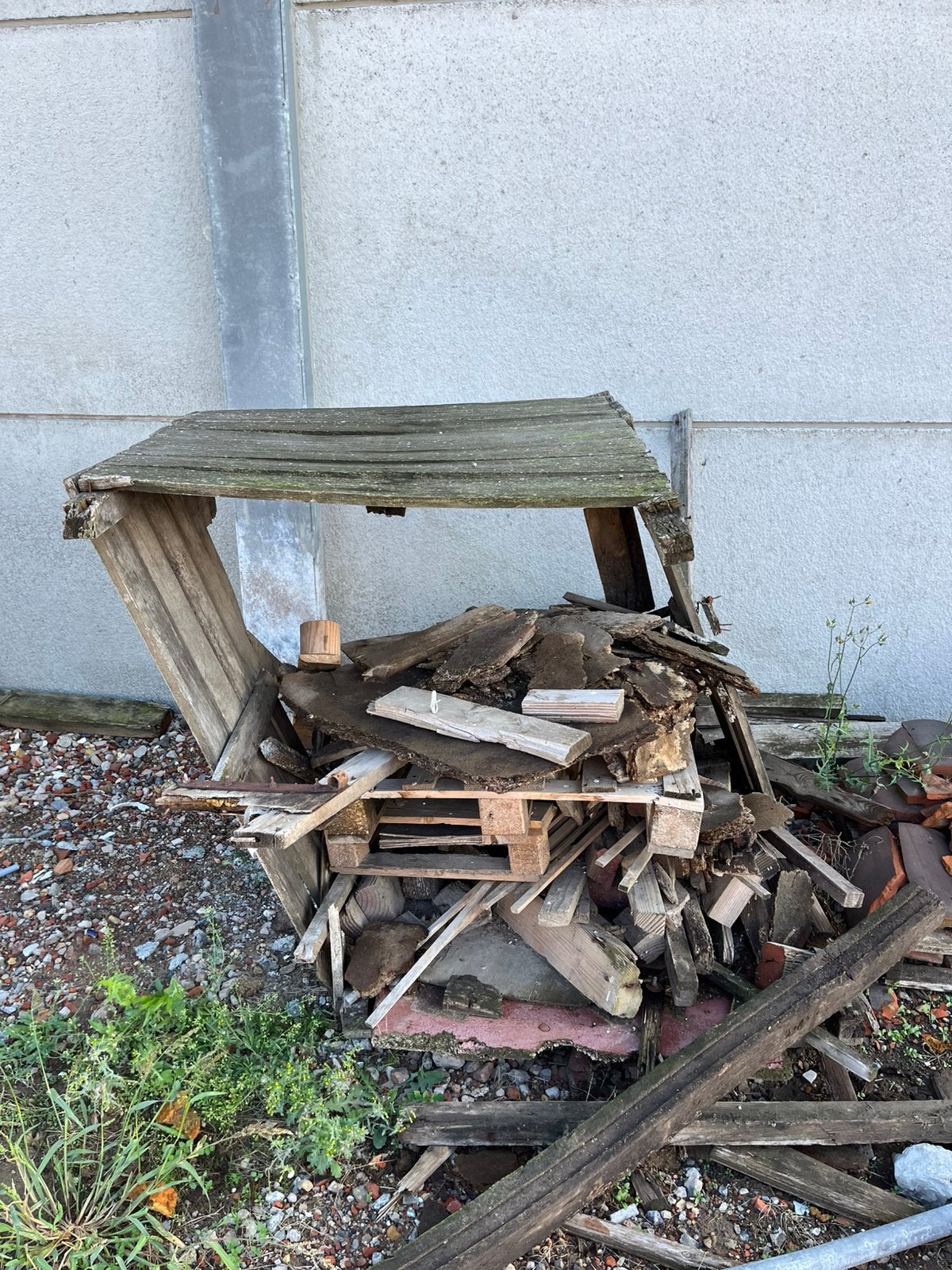hout gratis afhalen, Enlèvement