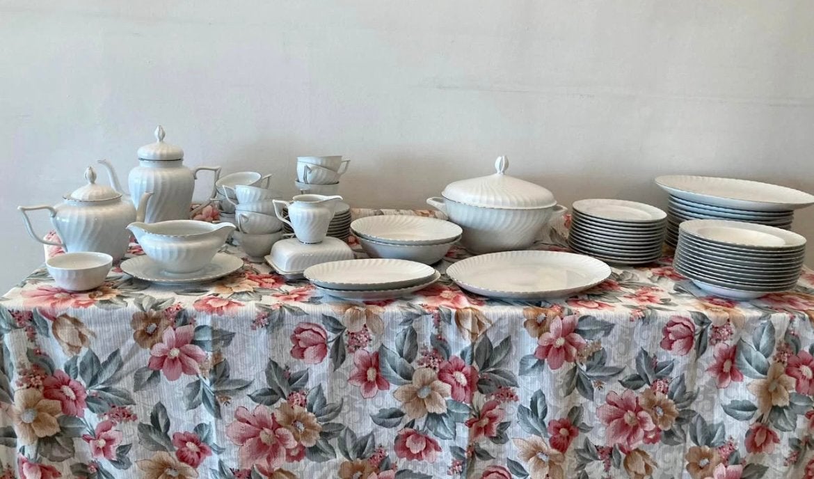 Service vaisselle porcelaine Royale Tettau, Antiquités & Art, Antiquités | Services (vaisselle) complet, Enlèvement