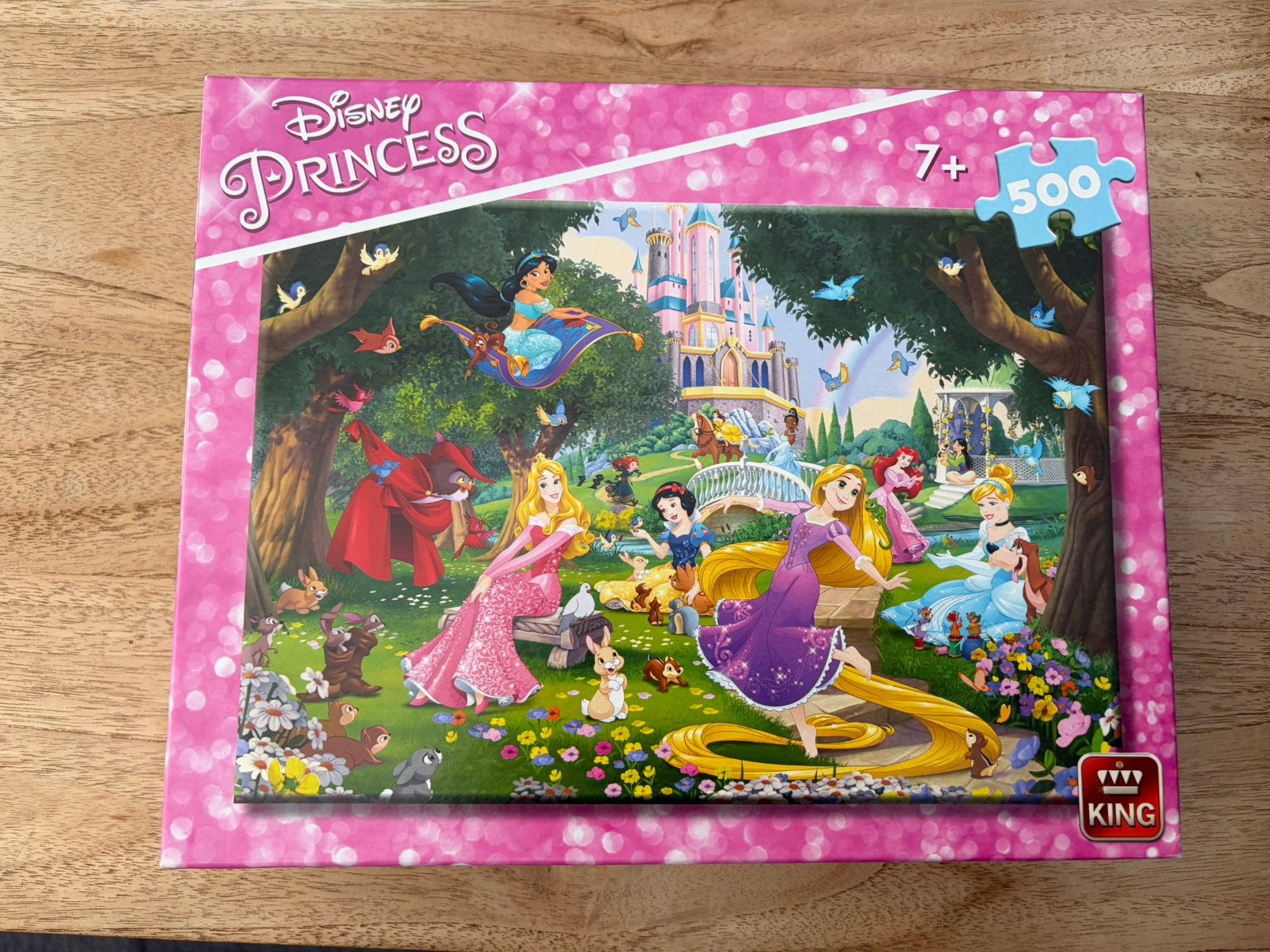 Puzzel - Disney - 500 stukken - Prinsessen, Ophalen of Verzenden, Meer dan 50 stukjes, Zo goed als nieuw, 6 jaar of ouder
