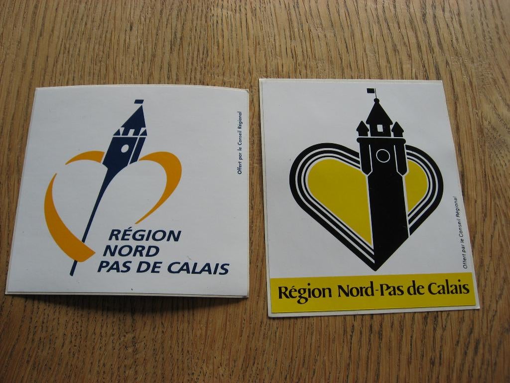 Autocollants anciens Région Nord Pas De Calais, Enlèvement ou Envoi, Neuf, Autres types