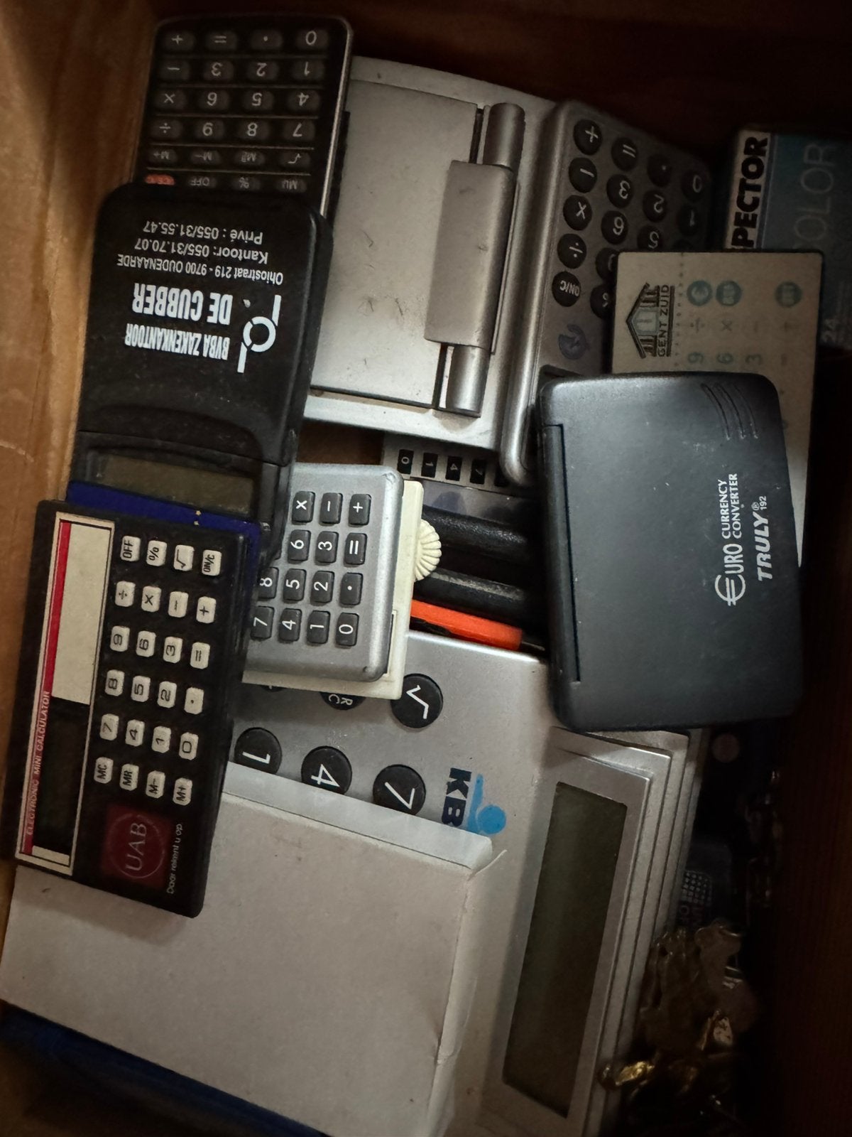 10 rekenmachines, Ophalen of Verzenden, Zo goed als nieuw