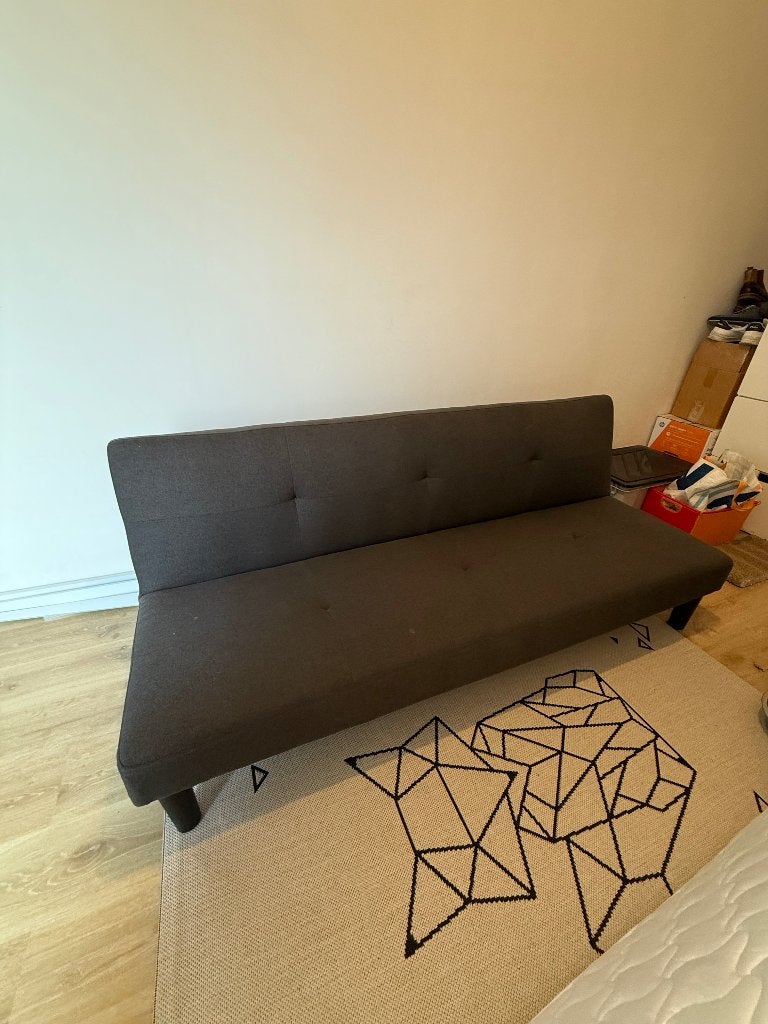 Zetelbed, Ophalen, 100 cm, Eenpersoons, Bruin