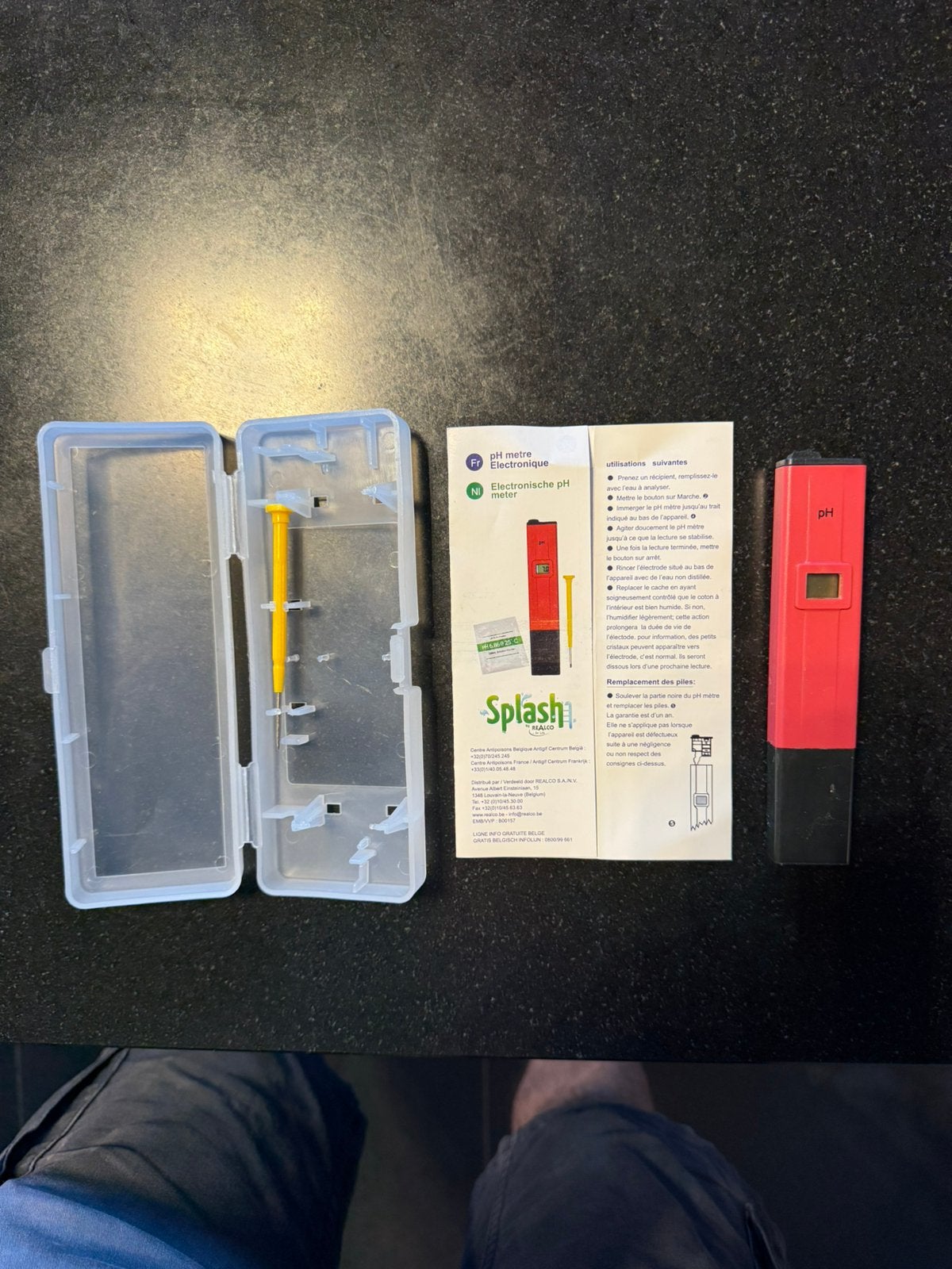 Elektrische PH meter voor zwembad of vijver, Ophalen, Zo goed als nieuw