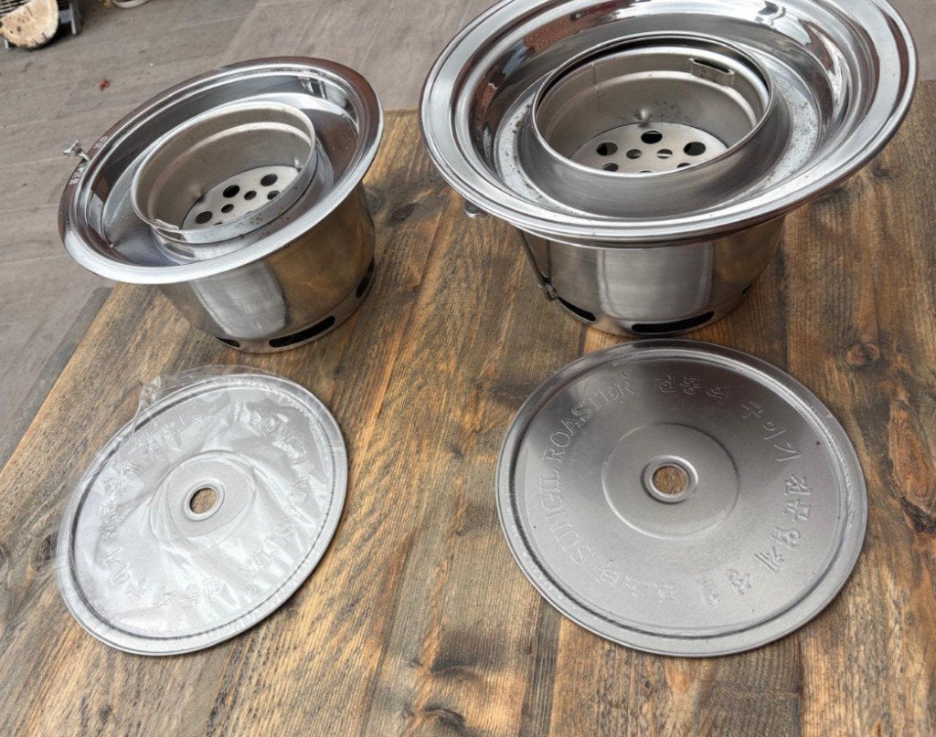 2x korean tafel BBQ (inbouw), Ophalen of Verzenden, Zo goed als nieuw