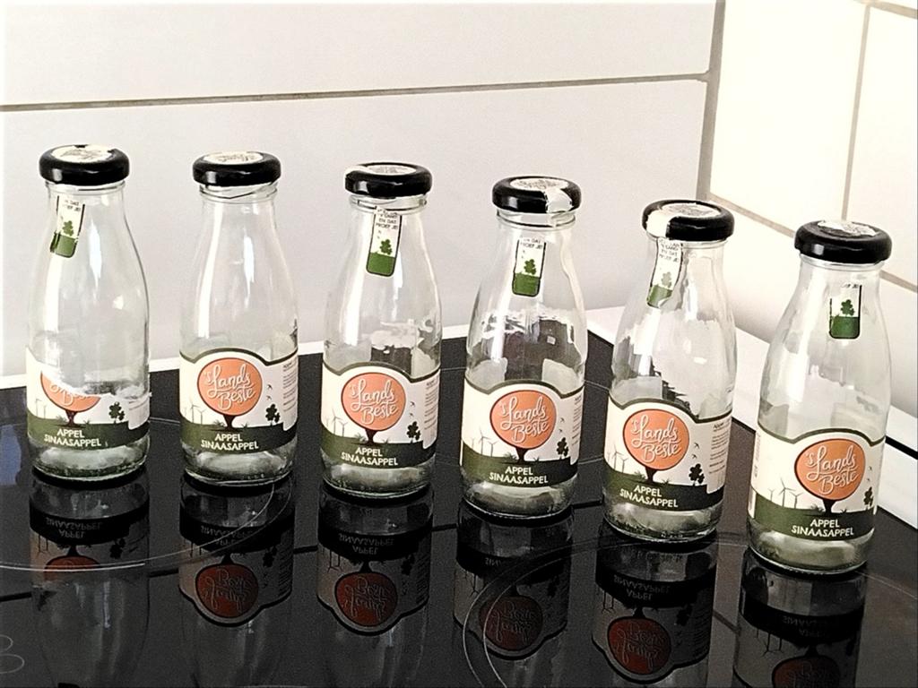 LEGE GLAZEN FLES VAN 6 X 0,25 L - MILIEUVRIENDELIJK, Ophalen of Verzenden