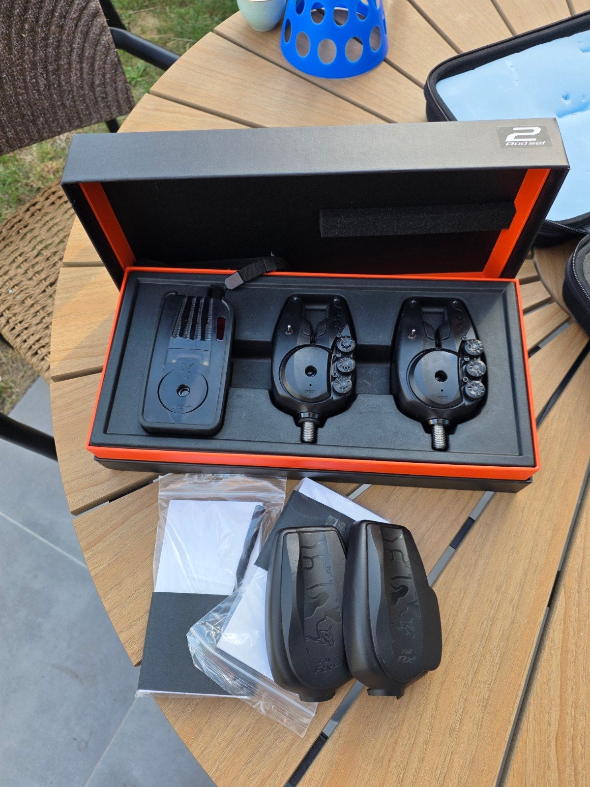 Fox RX+ Micron en Receiver set nieuwastaat, Sports nautiques & Bateaux, Pêche à la ligne | Carpes, Enlèvement ou Envoi