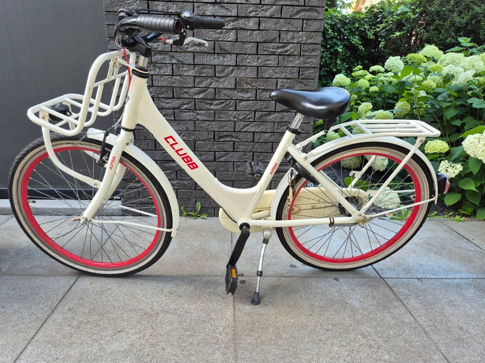 Alphine meisjesfiets 22 inch, Fietsen en Brommers, Ophalen, Terugtraprem, 22 inch, Gebruikt