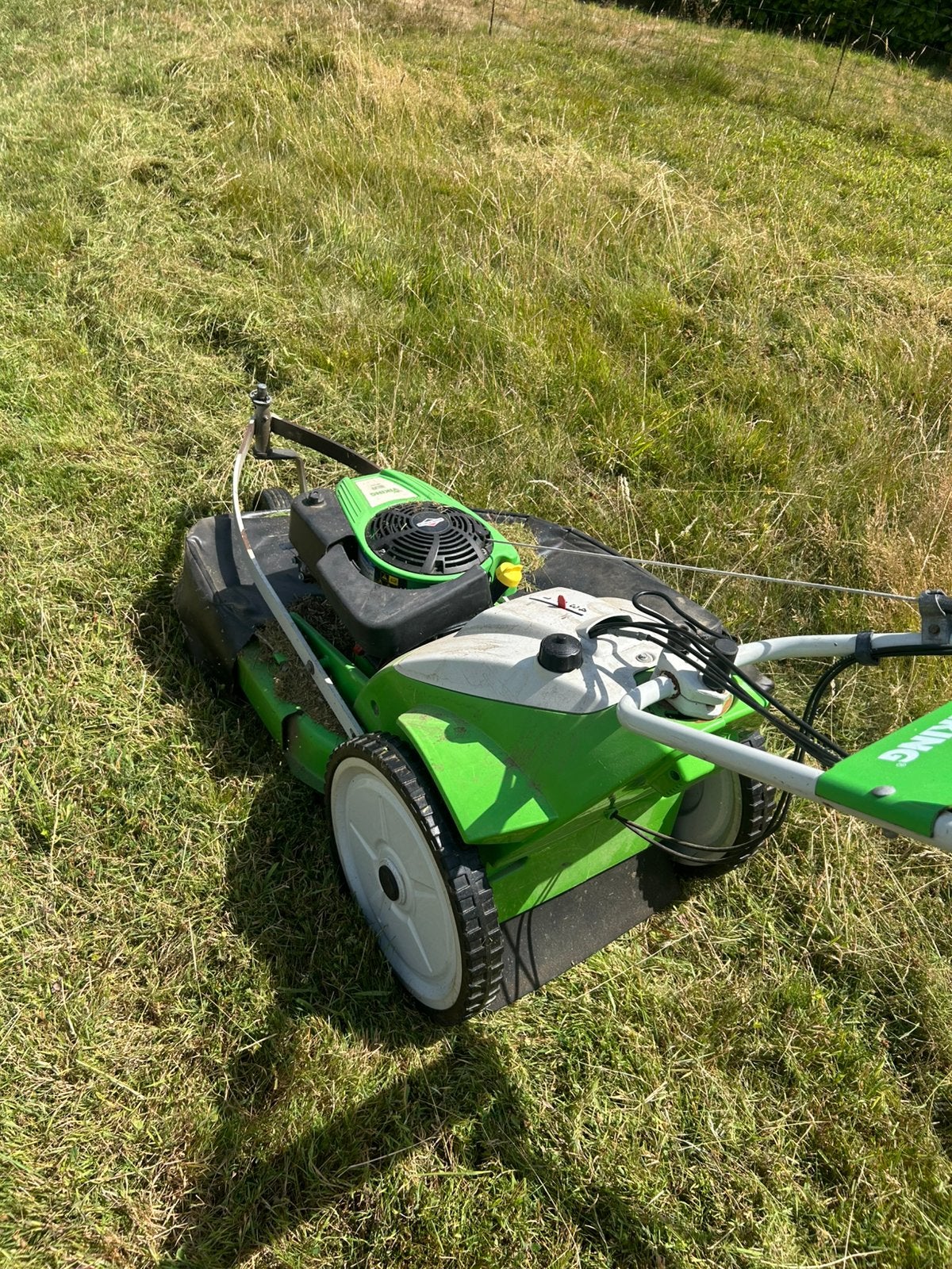 Ruw terein maaier te huur, Ophalen