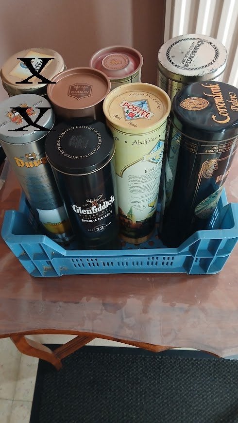 metalen bierfleskokers 70/75 cl, Ophalen, Duvel