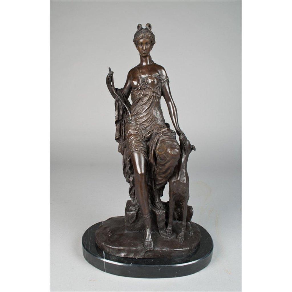 Bronzen beeld, Antiek en Kunst, Ophalen, Brons