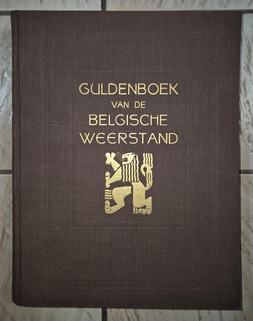 GULDENBOEK BELGISCHE WEERSTAND, Zo goed als nieuw, Landmacht, Tweede Wereldoorlog, Ophalen