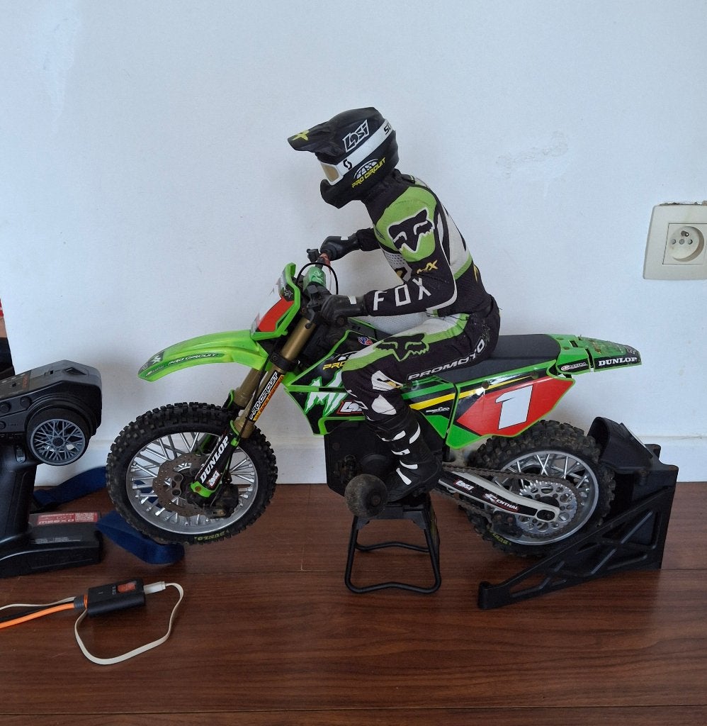 Losi 1/4 Promoto -MX Pro circuit RTR RC Crossmoto-Compleet, Hobby en Vrije tijd, Modelbouw | Radiografisch | Auto's, Ophalen, Gebruikt
