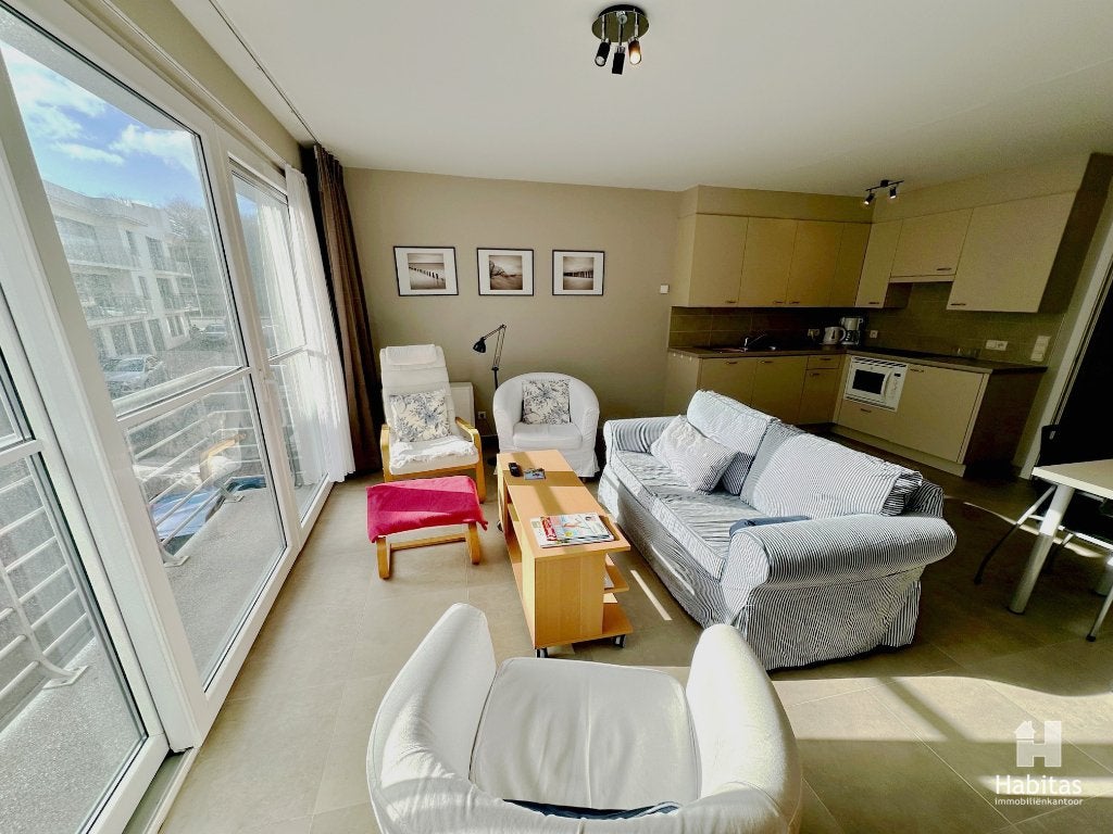 instapklare appartement met 2 volwaardige slaapkamers, Immo, Tot 200 m², 64 m², 2 kamers, Appartement