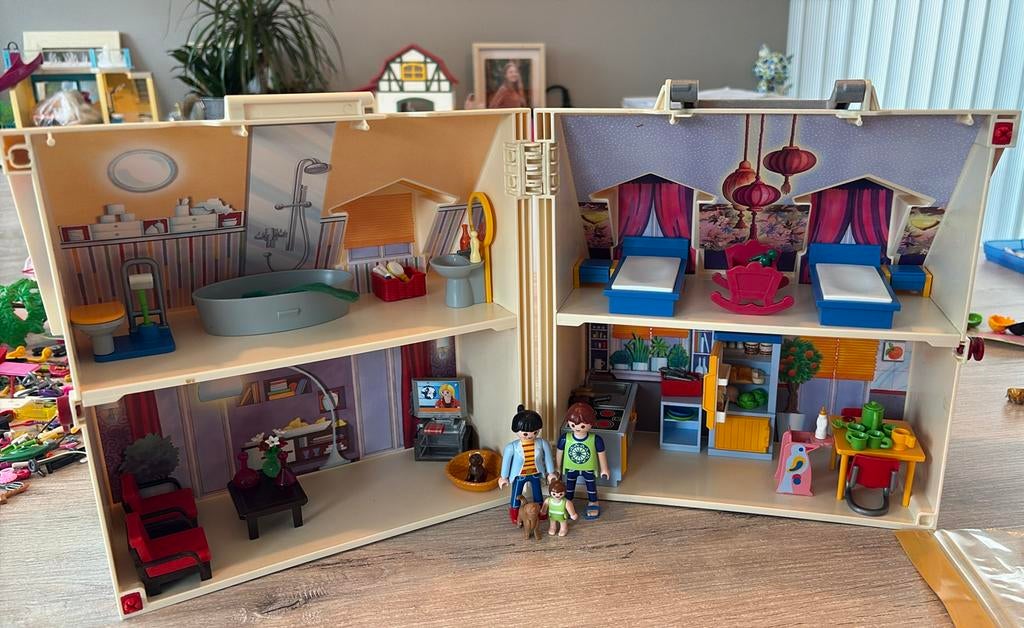 Playmobil meeneem poppenhuis, Ophalen, Zo goed als nieuw, Poppenhuis