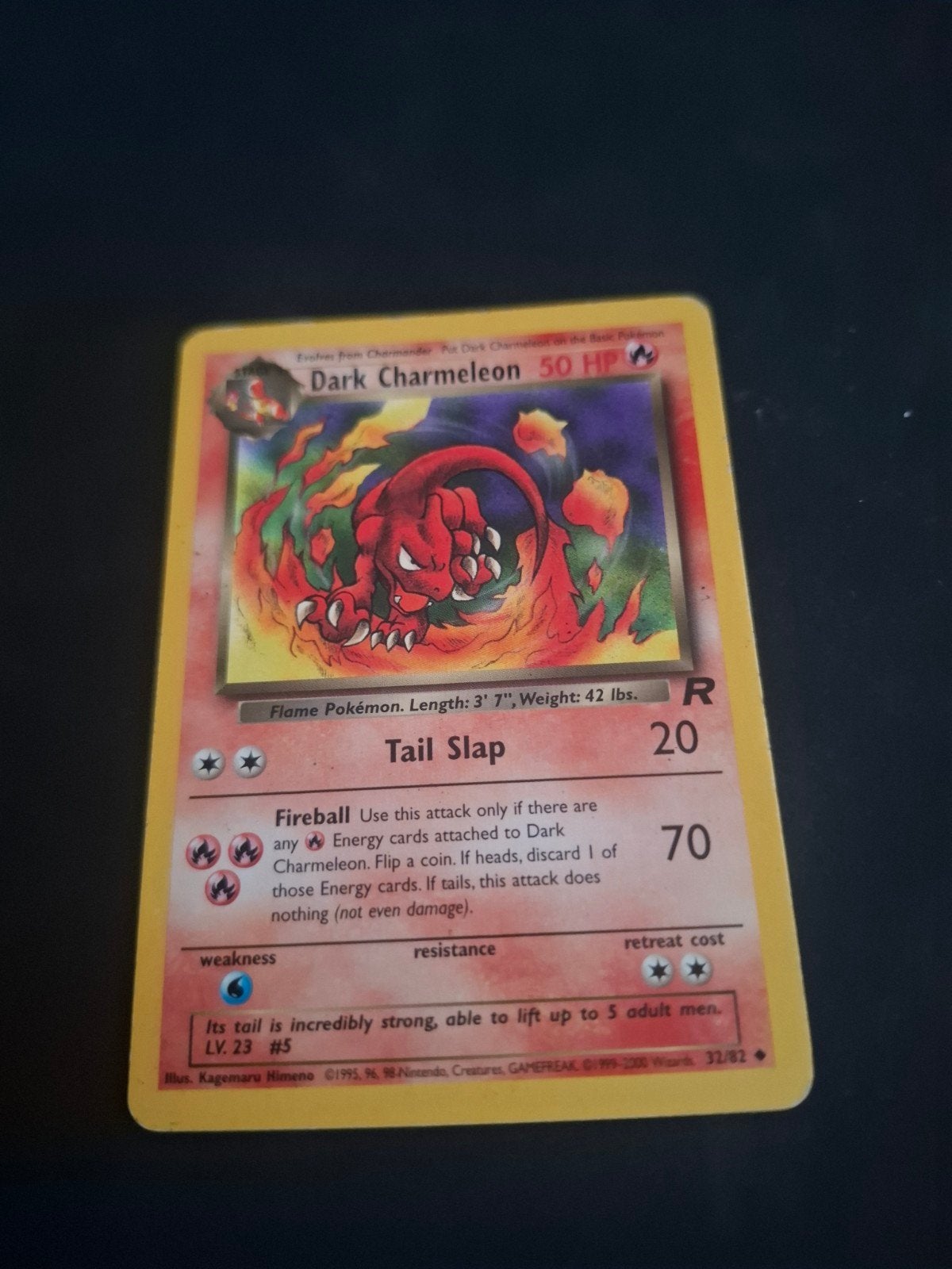 Dark Charmeleon Pokémon kaart 32/82 (Team Rocket), Ophalen of Verzenden