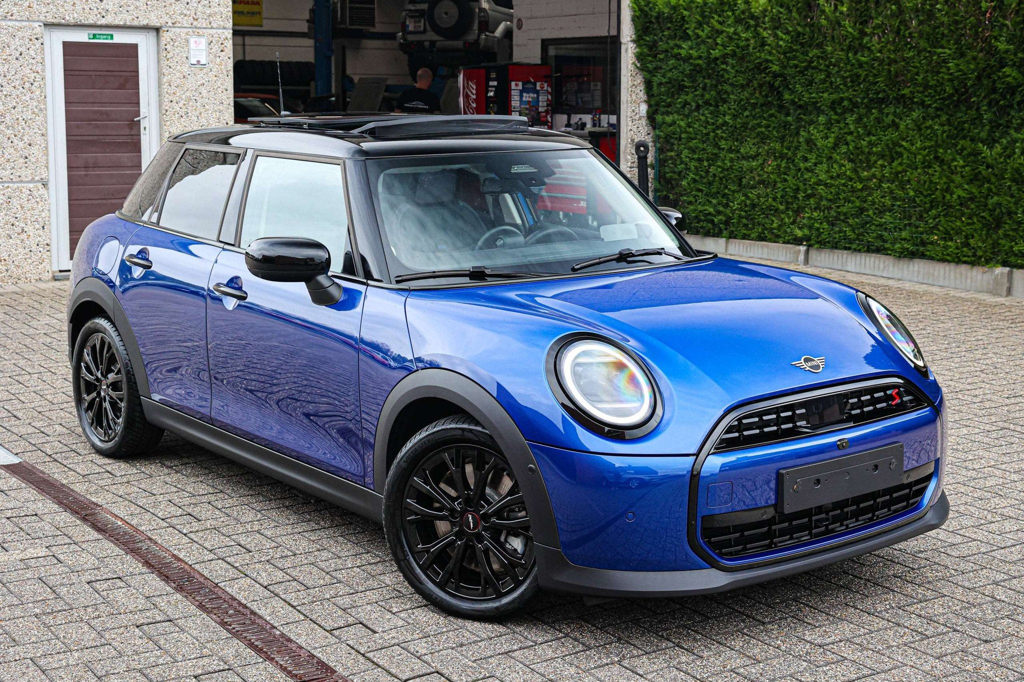 MINI Cooper S TRIM-UITVOERING*PANORAMISCH-DAK*HARMAN/KARDON*, Auto's, Mini, Gebruikt, 4 cilinders, Blauw, Leder