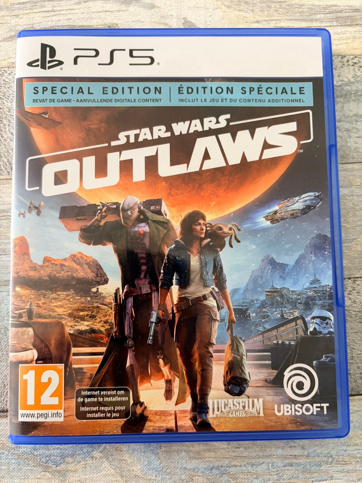 Star Wars Outlaws Special Edition PS5, Games en Spelcomputers, 1 speler, Ophalen, Zo goed als nieuw, Avontuur en Actie