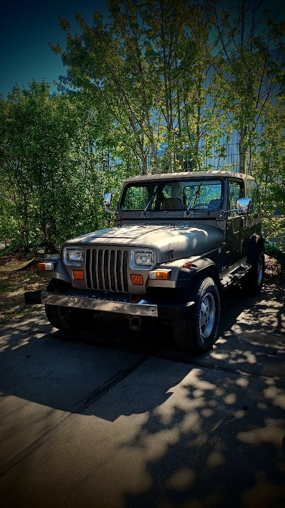 Jeep wrangler yj, Auto's, Beige, 4 cilinders, Bruin, Leder en Stof
