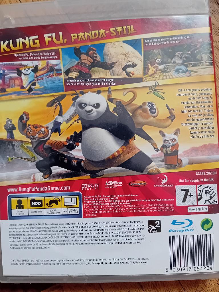 Play station 3 kung fu panda, Consoles de jeu & Jeux vidéo, Enlèvement ou Envoi