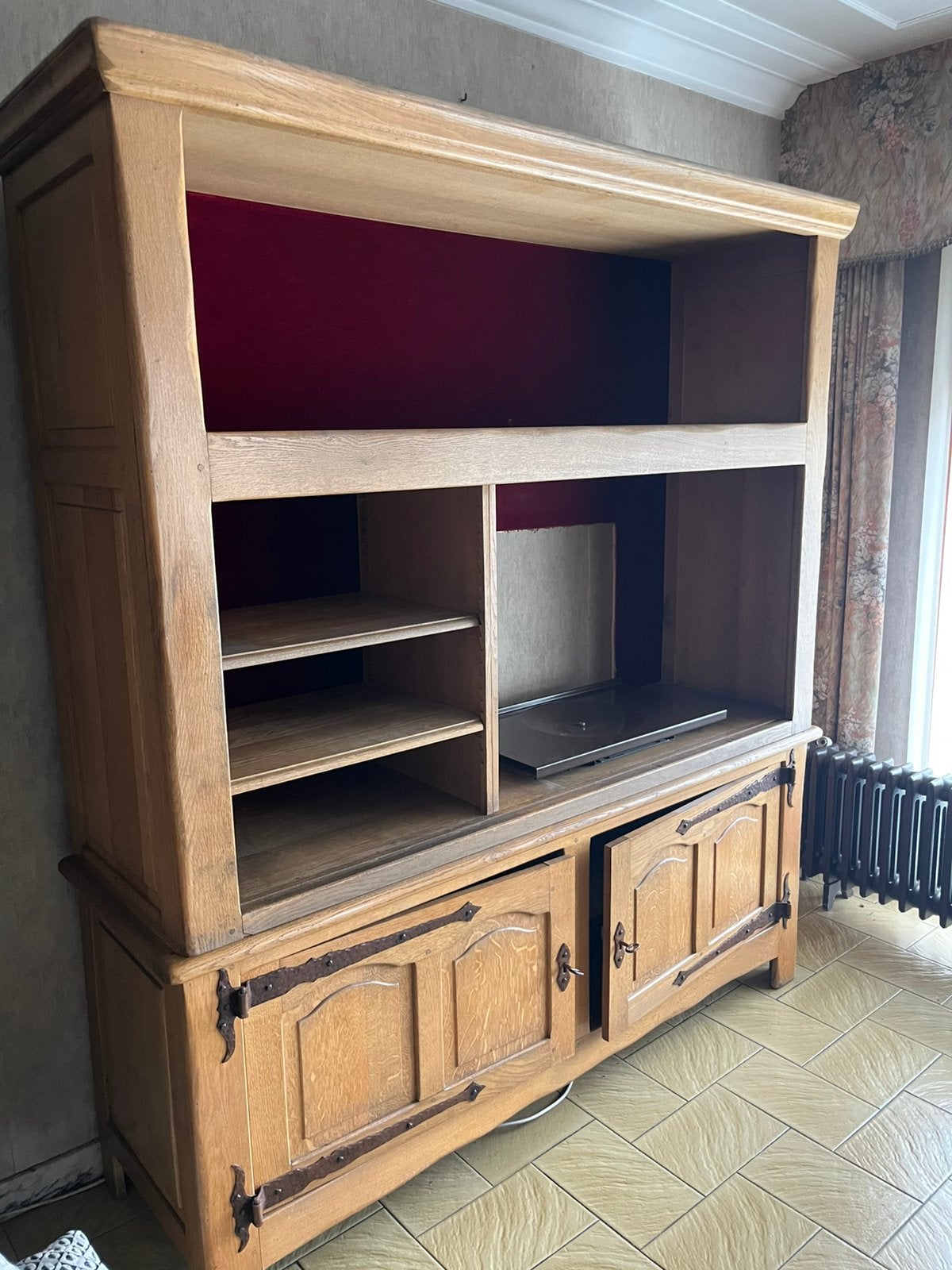 Tv kast in eik, Huis en Inrichting, Ophalen, Gebruikt