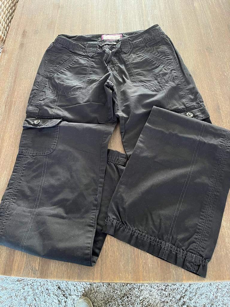 zwarte broek Espirit 34-36, Zwart, Ophalen of Verzenden, Maat 36 (S), Lang