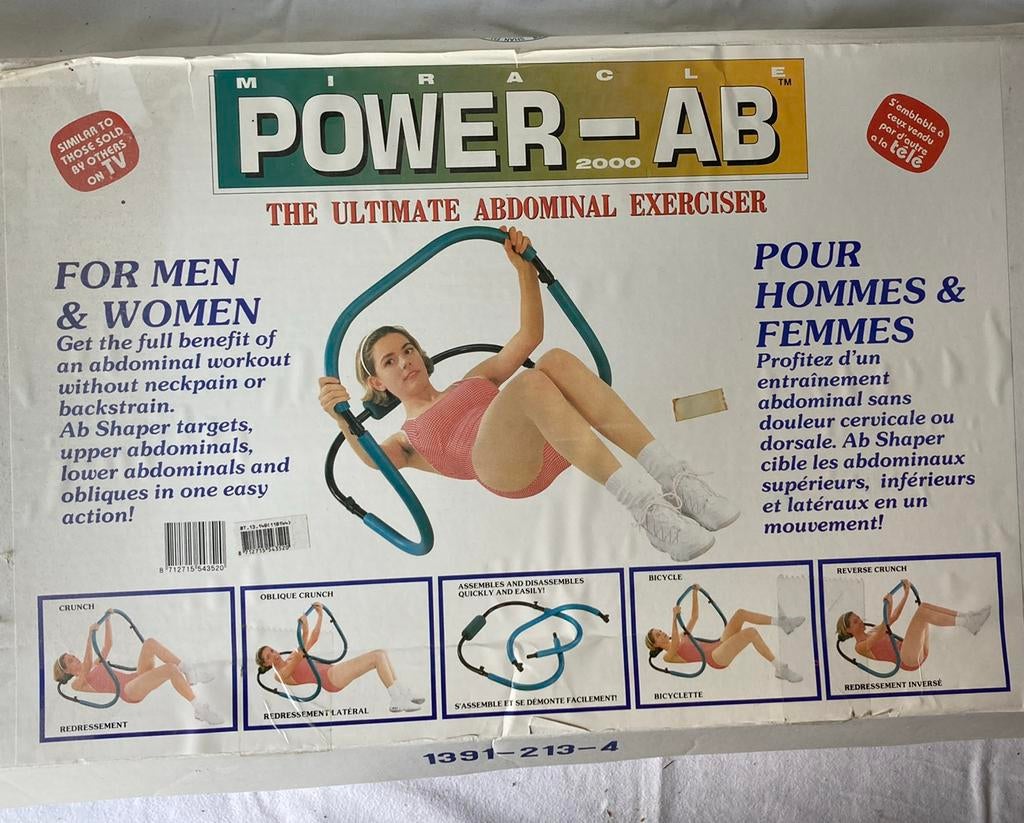 Power-ab, Sport en Fitness, Ophalen, Nieuw, Overig
