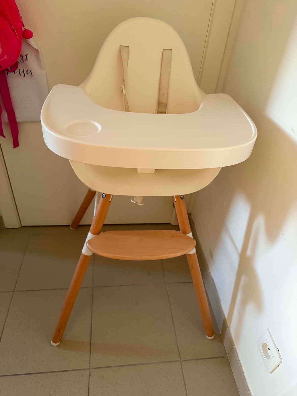 childhome eetstoel, Kinderen en Baby's, Kinderstoelen, Ophalen of Verzenden, Zo goed als nieuw, Aanschuifbaar