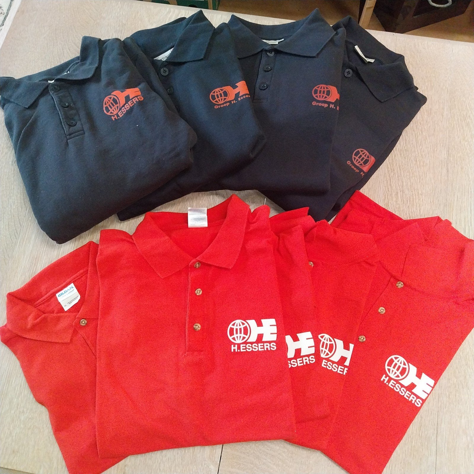 9 stuks professionele werkkleding Santino Gildan XL.   (76), Kleding | Heren, Ophalen, ., Maat 56/58 (XL), Zo goed als nieuw