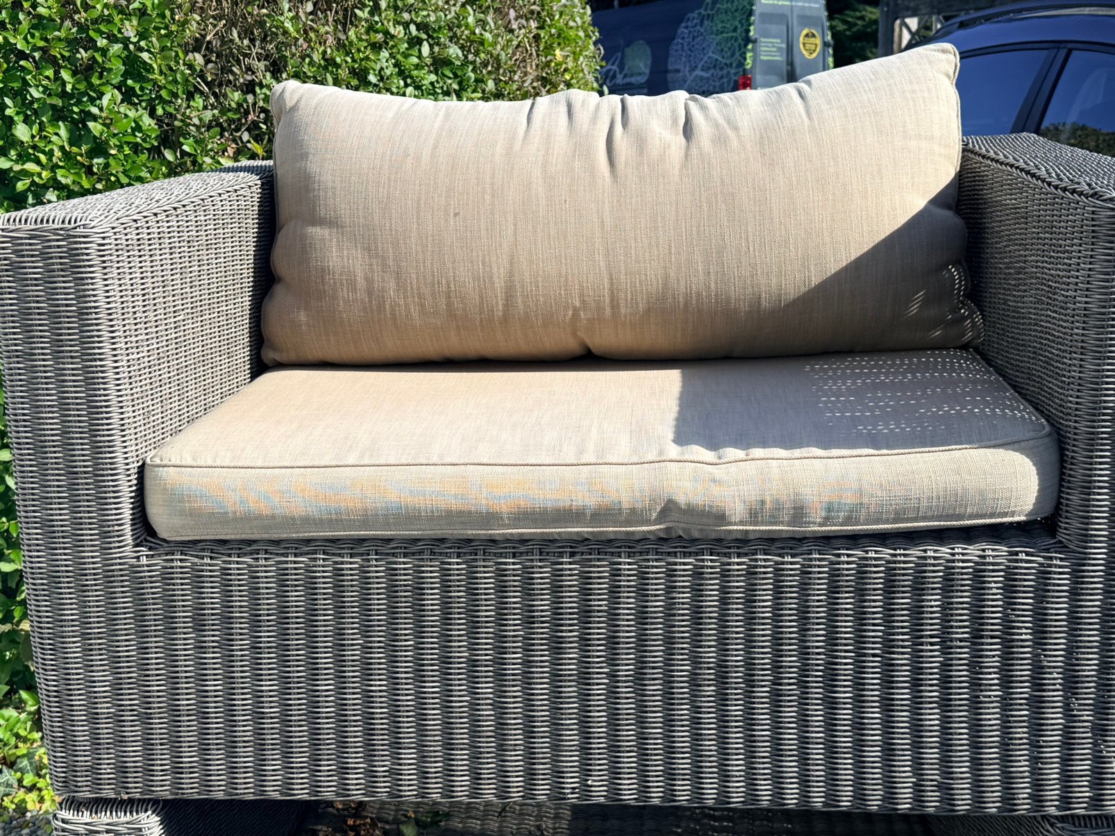 Lounge de jardin 2 fauteuils, Jardin & Terrasse, Enlèvement, Utilisé