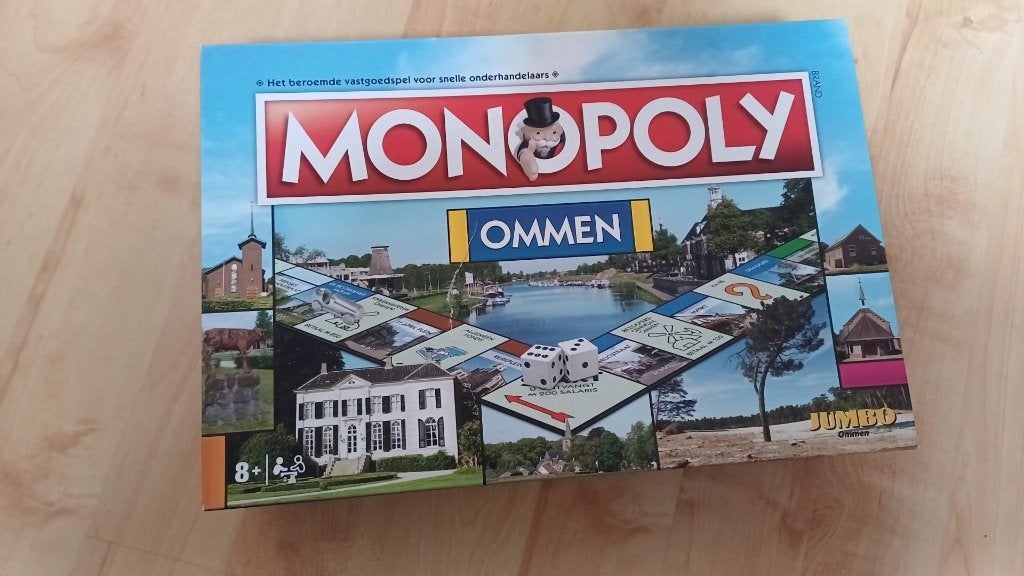 bordspel nieuw Monopoly Ommen Monopolie NL gelimiteerd, Vijf spelers of meer, Ophalen of Verzenden, Nieuw, Monopooly