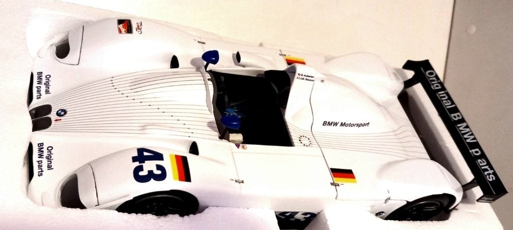 1/18 BMW V12 LMR #43 ALMS 2000 Kyosho Fastworld, Ophalen of Verzenden, Nieuw, Auto, Kyosho