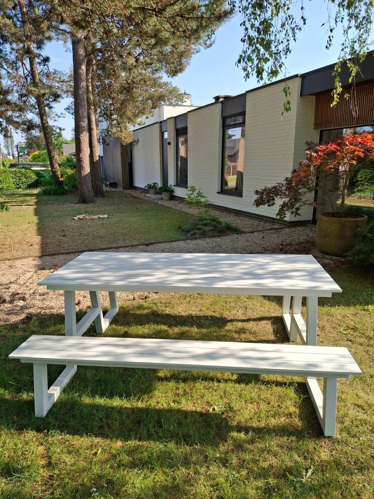 Aluminium picknicktafel, Tuin en Terras, Ophalen, Aluminium