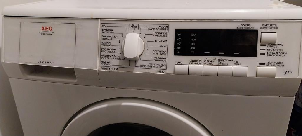 AEG wasmachine, Enlèvement
