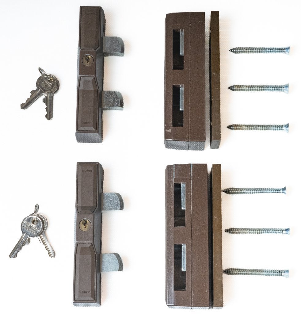SERRURE DE SÉCURITÉ ROBUSTES ABUS FTS88 POUR FENÊTRES/PORTES, Enlèvement ou Envoi, Utilisé, Autres types, Métal