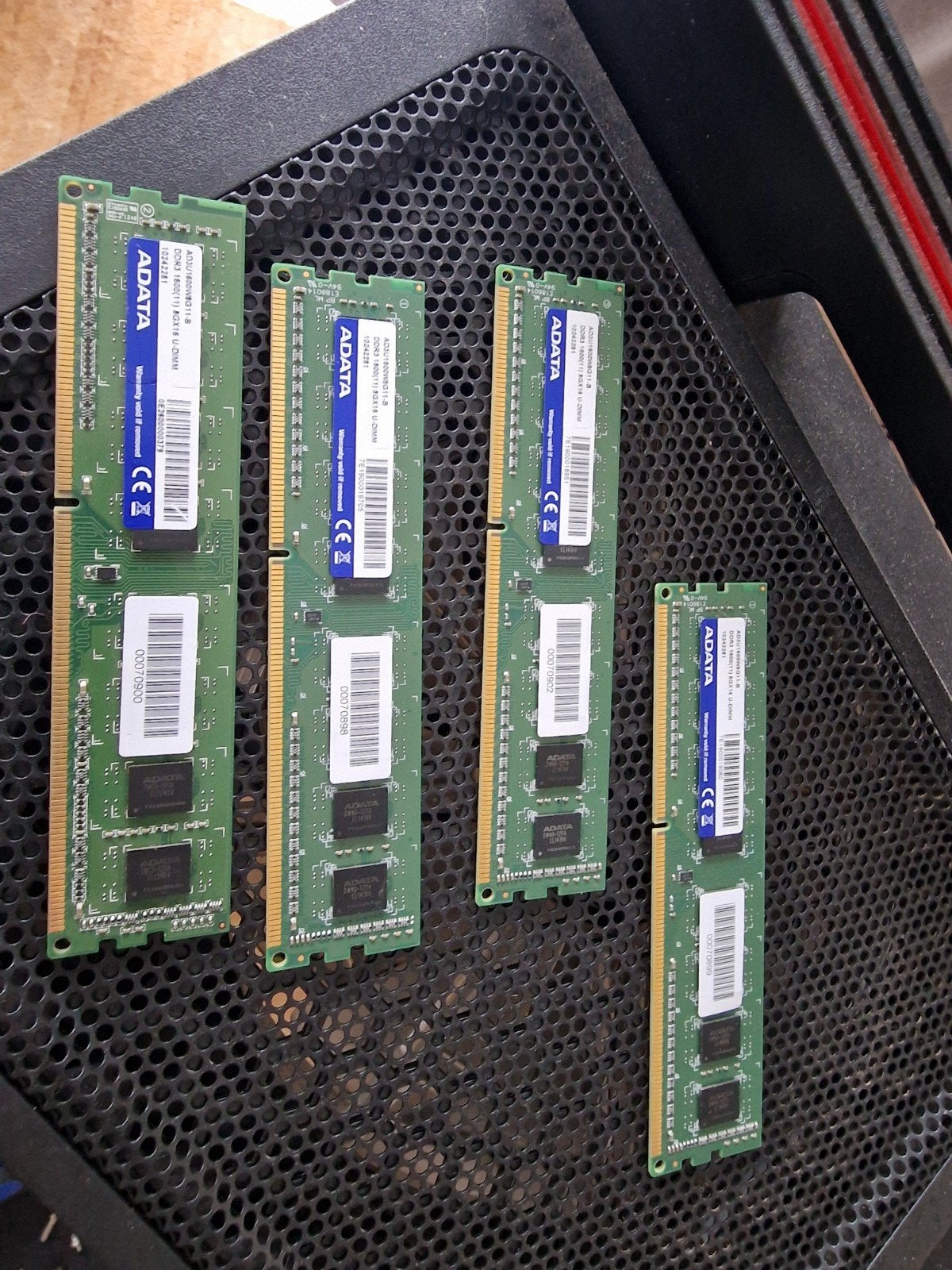 4x ADATA Premier Series DDR3 desktop RAM-geheugenmodules, Computers en Software, RAM geheugen, Verzenden, DDR3, Desktop, 8 GB