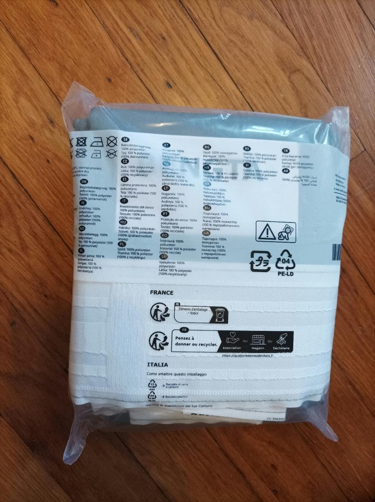 Verduisteringsgordijn Bengta kaki, Ophalen, 300 cm, Verduisterend, Nieuw