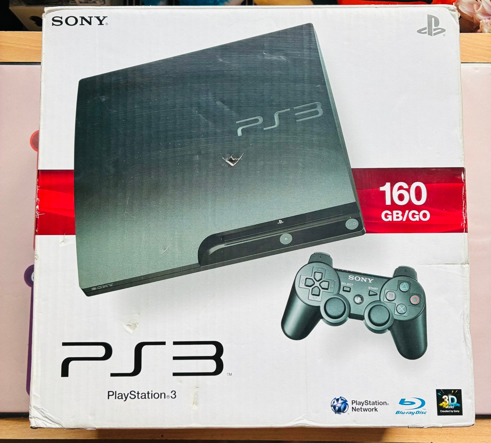 PS3 Slim 160GB - État NEUVE, Enlèvement, Comme neuf, Avec 2 manettes, Slim