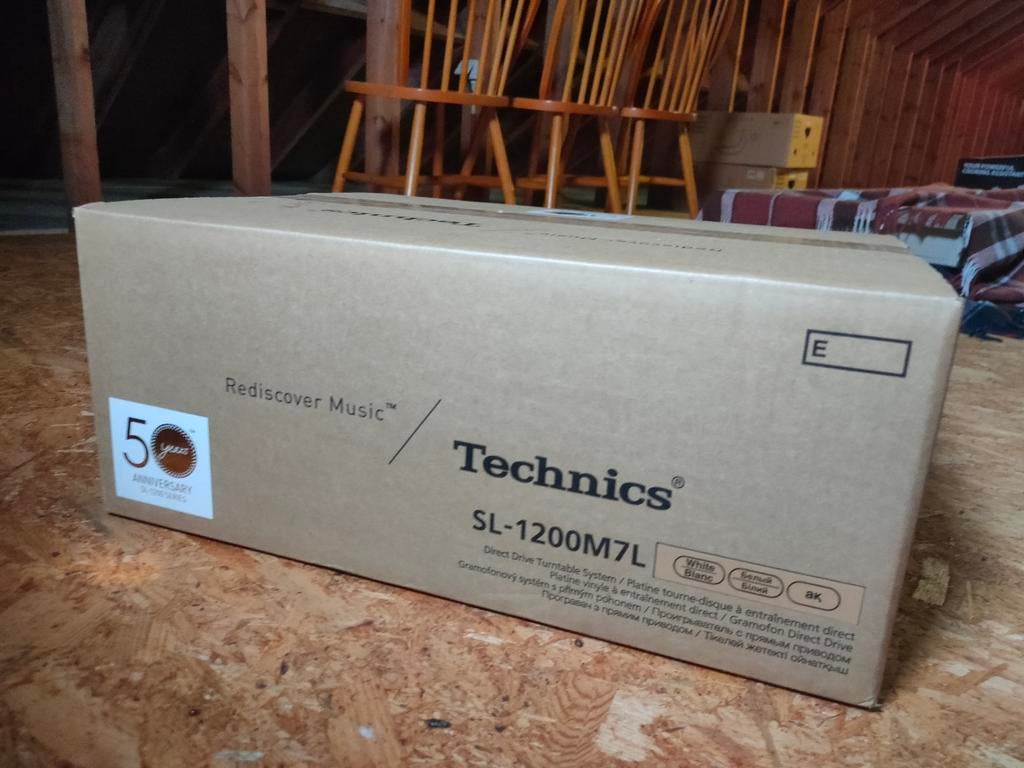 Technics SL-1200M7L White 50th Anniversary – Nieuw + factuur, Enlèvement
