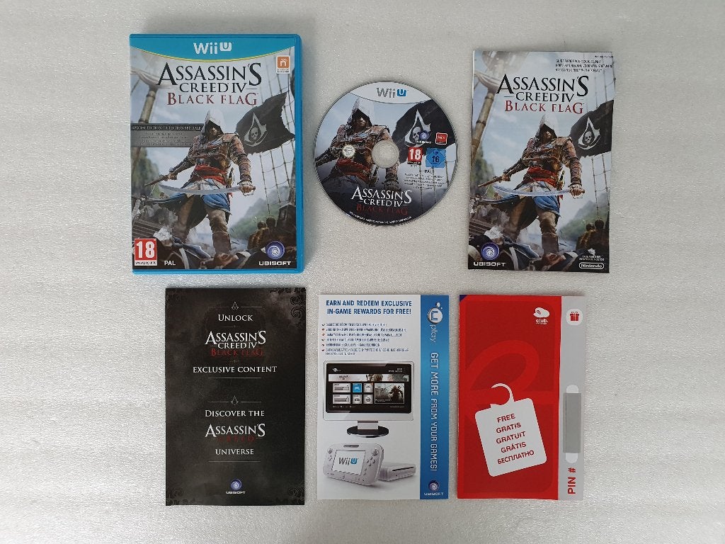 Nintendo Wii U: Assassins's Creed IV - Black Flag, Ophalen of Verzenden, Gebruikt