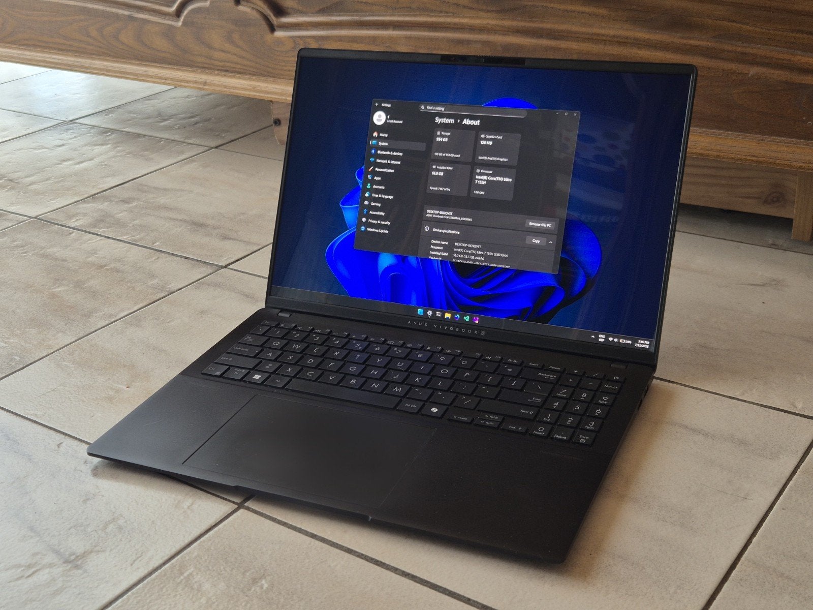ASUS Vivobook S16 OLED S5606MA-MX095W, Computers en Software, Ophalen, Intel Core Ultra 7 155H, Zo goed als nieuw, HP