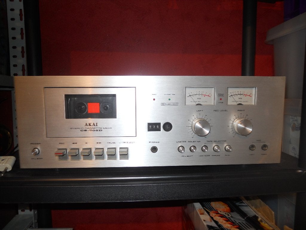 Cassettedeck AKAI, Audio, Tv en Foto, Cassettedecks, Ophalen, Enkel, Akai, Auto-reverse
