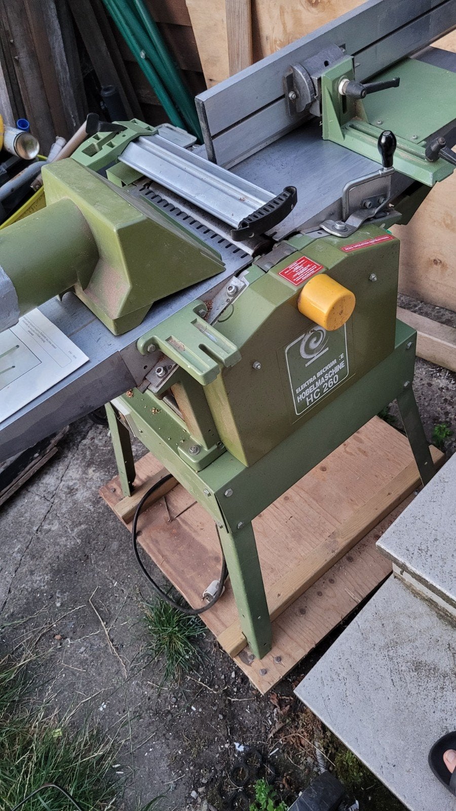 raboteuse degauchisseuse Elektra Beckum hc260 (metabo), Doe-het-zelf en Bouw, Ophalen