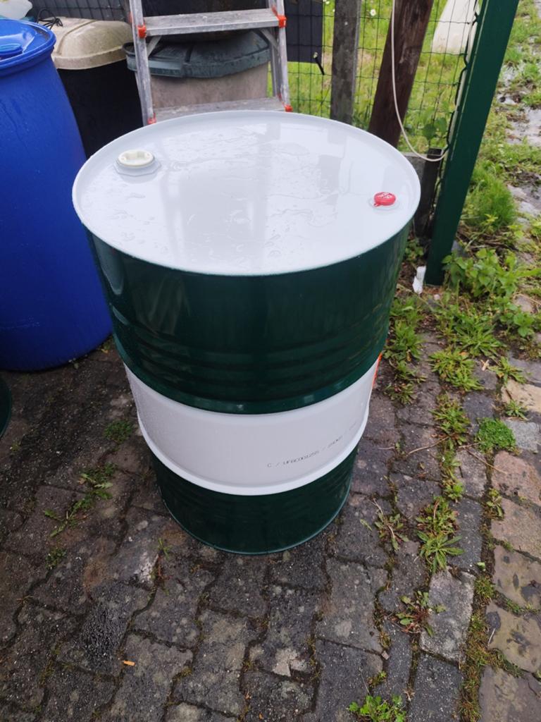 Fut 200 litre métallique vide, Comme neuf, Baril de feu
